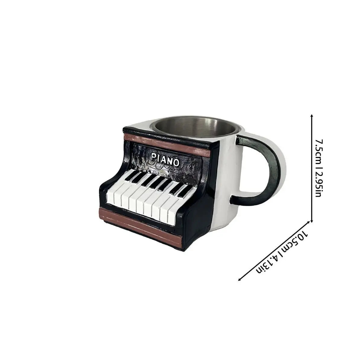 Nuovo unico strumento musicale tazza da caffè creativo 3D sassofono violino tazza nuove tazze tazza di latte regalo di fascia alta ornamenti per il desktop