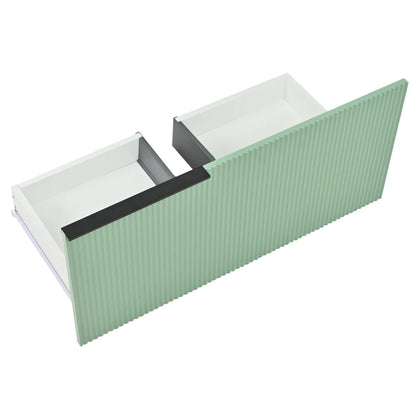 Mobiletto per lavabo da bagno con lavabo in ceramica, lavabo singolo con cassetti in MDF, organizer per mobile da bagno in piedi con lavabo
