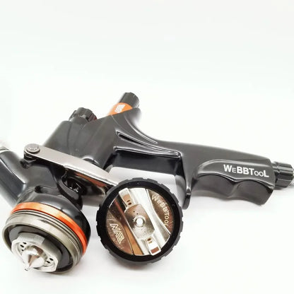 Pistola a spruzzo NVE pistola a spruzzo ad aria con ugello in acciaio inossidabile da 1.3mm per vernice a spruzzo per auto pistola a spruzzo con vernice a base d'acqua aerografo