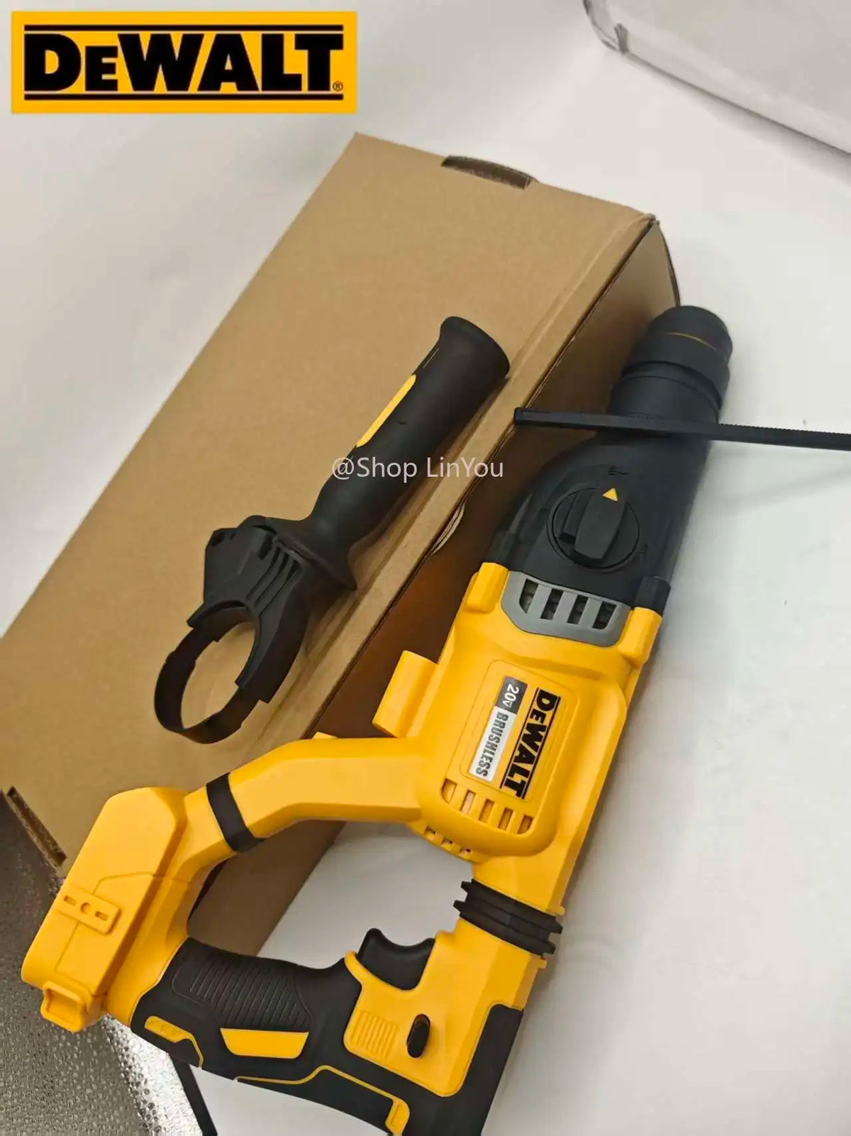 Martello Rotante Portatile Senza Spazzole DEWALT DCH263 28MM 1-1/8 pollici, Trapano a Percussione Elettrico al Litio 3-in-1 20V