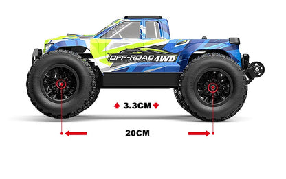 Auto RC Fuoristrada 4x4 per Adulti Hyper Go MJX 14208, Giocattoli RC 1/14 4WD 2.4G, Auto RC Brushless, Camion RC, Auto da Corsa, Auto Telecomandata