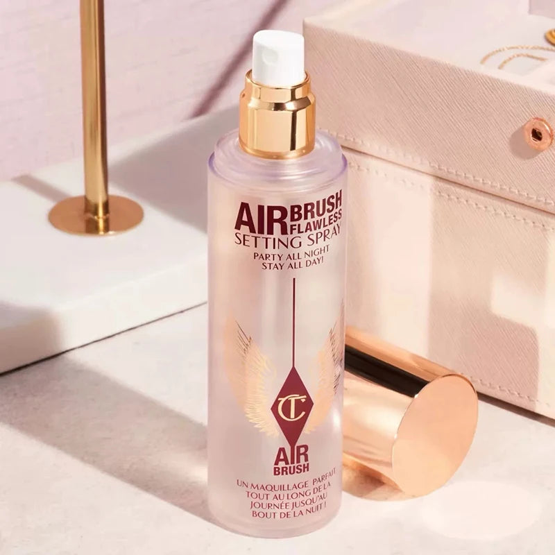 Spray Fissante Charlotte alla Moda, Nuovo Correttore Liquido per Coprire Macchie e Occhiaie, Cosmetici Tilbury
