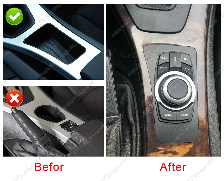 Sistema multimediale intelligente per auto con schermo QLED da 10,25 pollici, Linux, CarPlay wireless, Android Auto, per BMW E90 E91 E92 E93 2005-2012, con WiFi, BT, navigazione GPS e autoradio.
