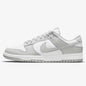Nike Dunk Retro "Grey Fog", scarpe da ginnastica basse in stile retrò, modello da uomo, grigio e bianco, DD1391-103.