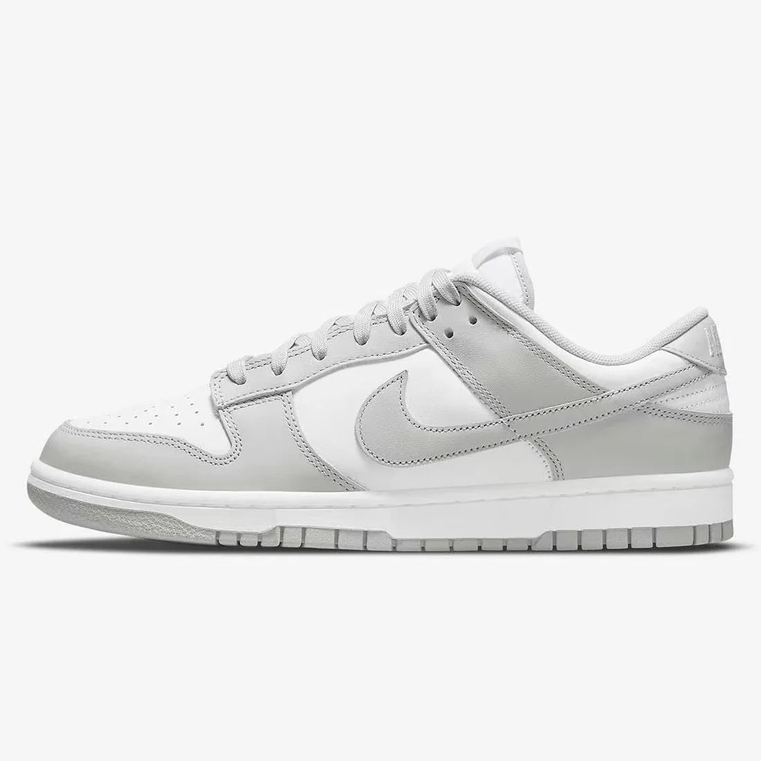 Nike Dunk Retro "Grey Fog", scarpe da ginnastica basse in stile retrò, modello da uomo, grigio e bianco, DD1391-103.