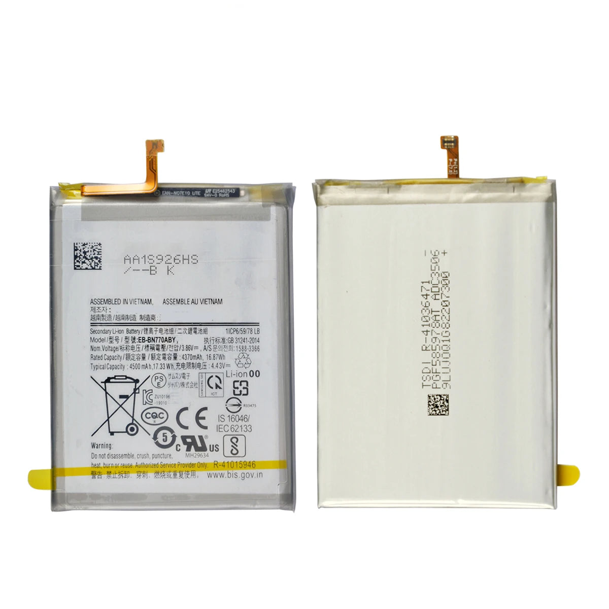 Batteria EB-BN970ABU BN920ABE BN965ABU BN920 BN950 per Samsung Galaxy Note X 5G/Note 10 Lite/Note 9 8 7 Note FE/Note 5