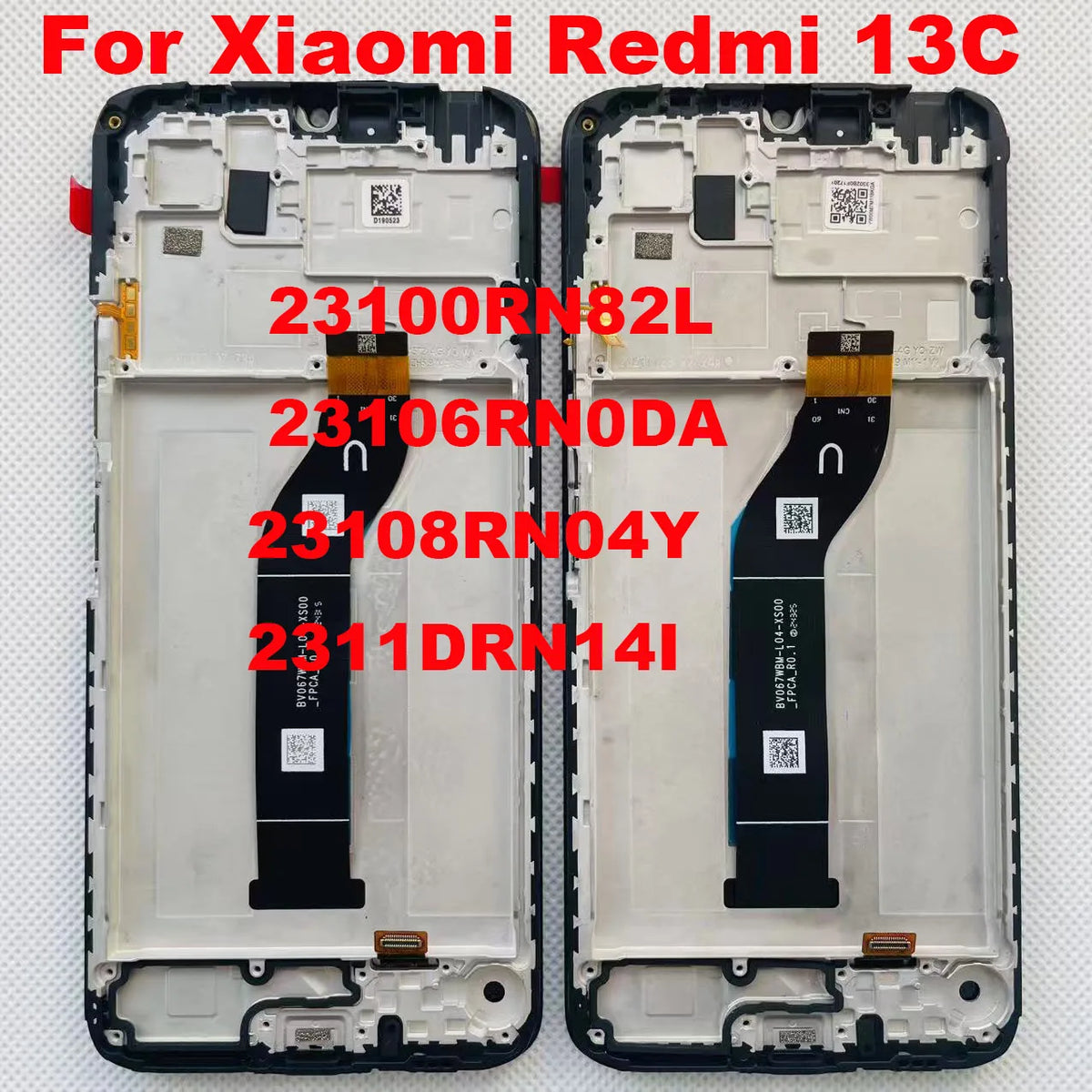 6.74 '' Nuovo Originale Per Xiaomi Redmi 13C 4G 5G Poco C65 Display LCD Touch Screen Digitizer Telaio Per Xiaomi Poco M6 5G parti LCD