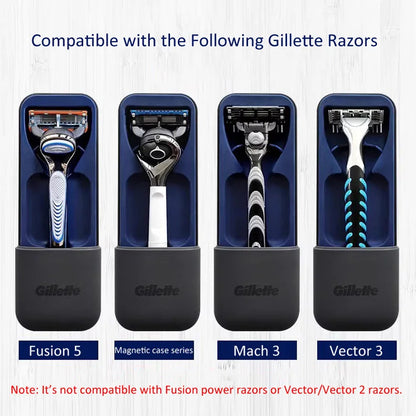 Astuccio da viaggio magnetico Gillette per rasoio, custodia per la serie Fusion