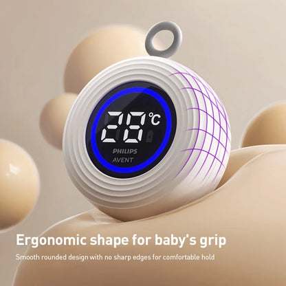 Termometro Digitale per Bagnetto Philips Avent, Lettura Rapida in 5 Secondi, Ricaricabile USB, Materiale ABS Sicuro, Misuratore di Temperatura Galleggiante per Bambini
