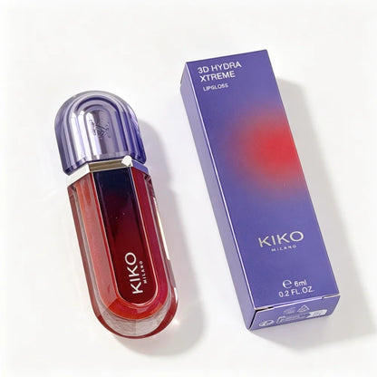 Nuovo KIKO MILANO Edizione Limitata Lucidalabbra 3D Hydra Effetto Volumizzante, Glaze per Labbra Effetto Specchio Trasparente, Rossetto a Lunga Durata, Cosmetico Idratante Naturale