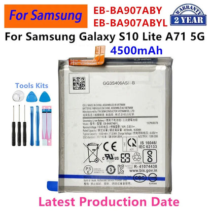 Batteria EB-BA907ABY EB-BA520ABE per Samsung Galaxy S10 Lite A71 5G A90 A80 A9S A20E A10E A7 A8 Plus A5 Edition A50