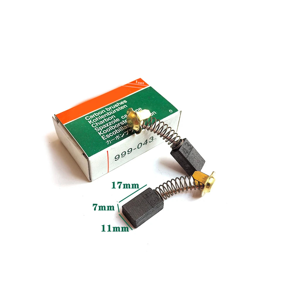 999043   Spazzole di carbone per Hitachi CM4SB2 C7SS G15SA2 DH38MS DH38SS Accessori di ricambio per utensili elettrici