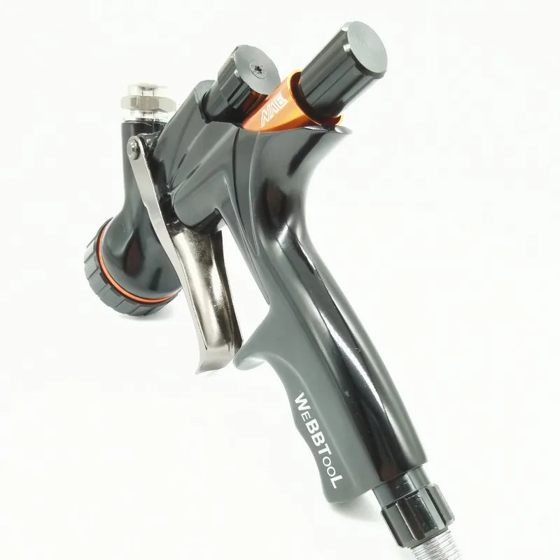 Pistola a spruzzo Pistola a spruzzo ad aria con ugello in acciaio inossidabile da 1,3 mm per auto Pistola a spruzzo NVE Pro Pistola a spruzzo per vernice Pistola a spruzzo trasparente
