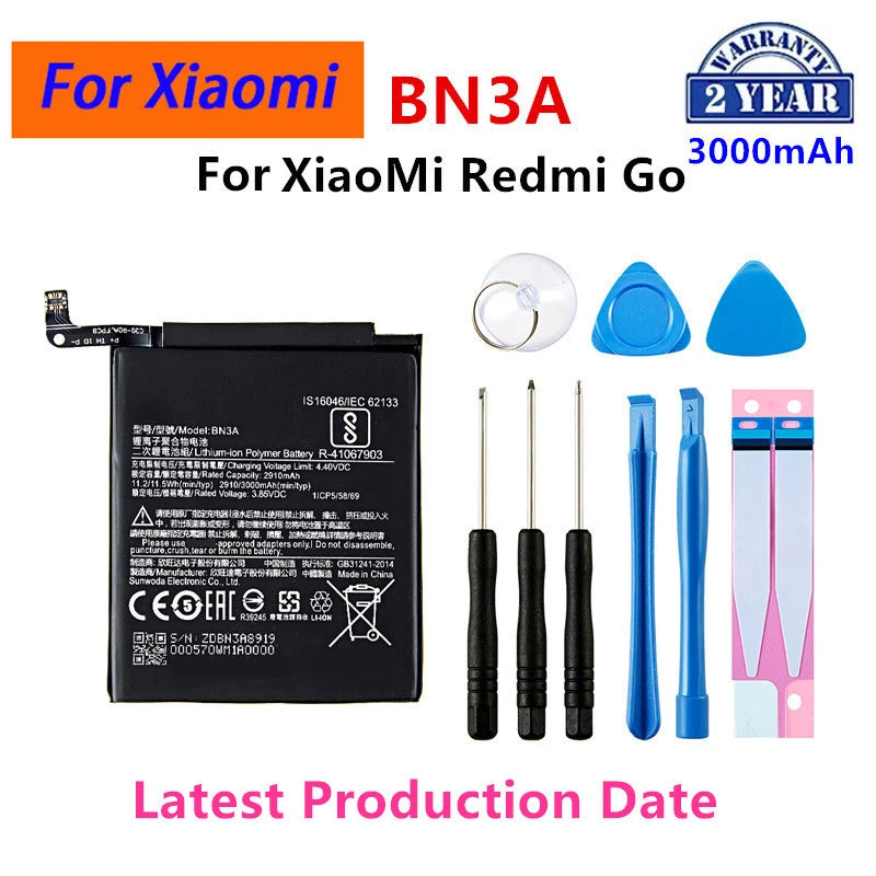 Batteria originale per telefono Xiaomi Mi Redmi Note Mix 2 3 3S 3X 4 4X 4A 4C 5 5A 5S 5X M5 6 6A 7 8 Pro Plus BN43 BN31