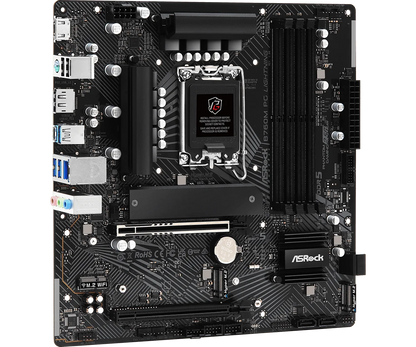 Scheda Madre ASROCK B760M PG LIGHTNING Intel B760 LGA1700 DDR5 256GB Supporto CPU 14900 14490 13700 13400 12900