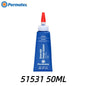 Permatex 51531 Sigillante Anaerobico per Flange 50ML, Guarnizione Liquida Resistente all'Olio per Motori, Trasmissioni e Flange Metalliche
