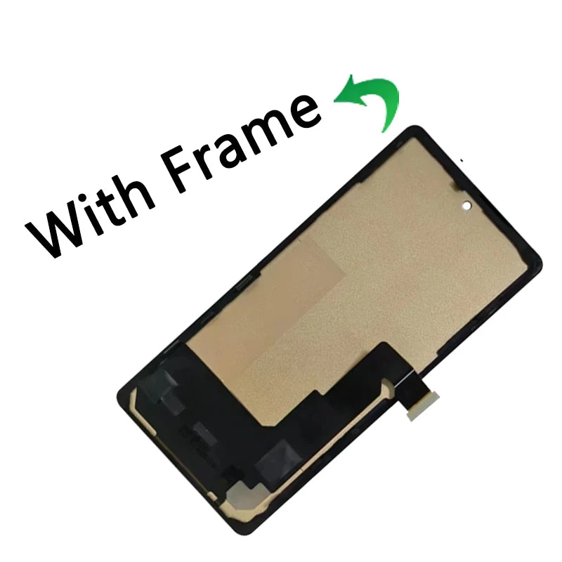 Schermo TFT per Google Pixel 6A, Display LCD Touch Digitizer per Pixel 6a GX7AS GB62Z G1AZG GB17L LCD con Cornice