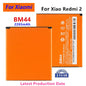 100% batteria originale BM44 2650mAh per Xiaomi Redmi 2/Hongmi 2 BM44 batterie di ricambio per telefono di alta qualità