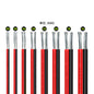 Cavo di collegamento rosso nero 12V Cavo piatto automobilistico a 2 pin Cavi di prolunga LED per campanello Lampada a nastro LED Altoparlanti per illuminazione a nastro