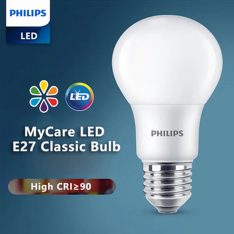 Lampadine LED Philips E27 MyCare A Light 8W 10W 12W 3000K 6500k Lampada EyeComfort bianca 220V-240V Lampadina LED originale per interni, 1x