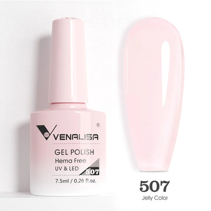 VENALISA Smalto gel per unghie da 7,5 ml Sparkle Glitter Diamante Brillante Colori estivi Semi permanente Soak off Vernice gel per unghie UV LED