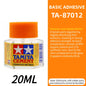 Adesivo in plastica TAMIYA 87012 per modellismo in stirolo, colla di precisione per assemblaggio kit, 20ml