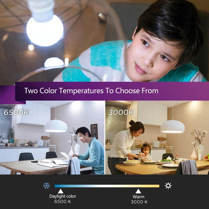 Philips LED E27 6,5 W (= 45 W) MyCare P Lampadina Mini Dimensioni 3000 K 6500 k Luce Bianca 220 V-240 V EyeComfort Lampada da Interno LED Originale, 1x