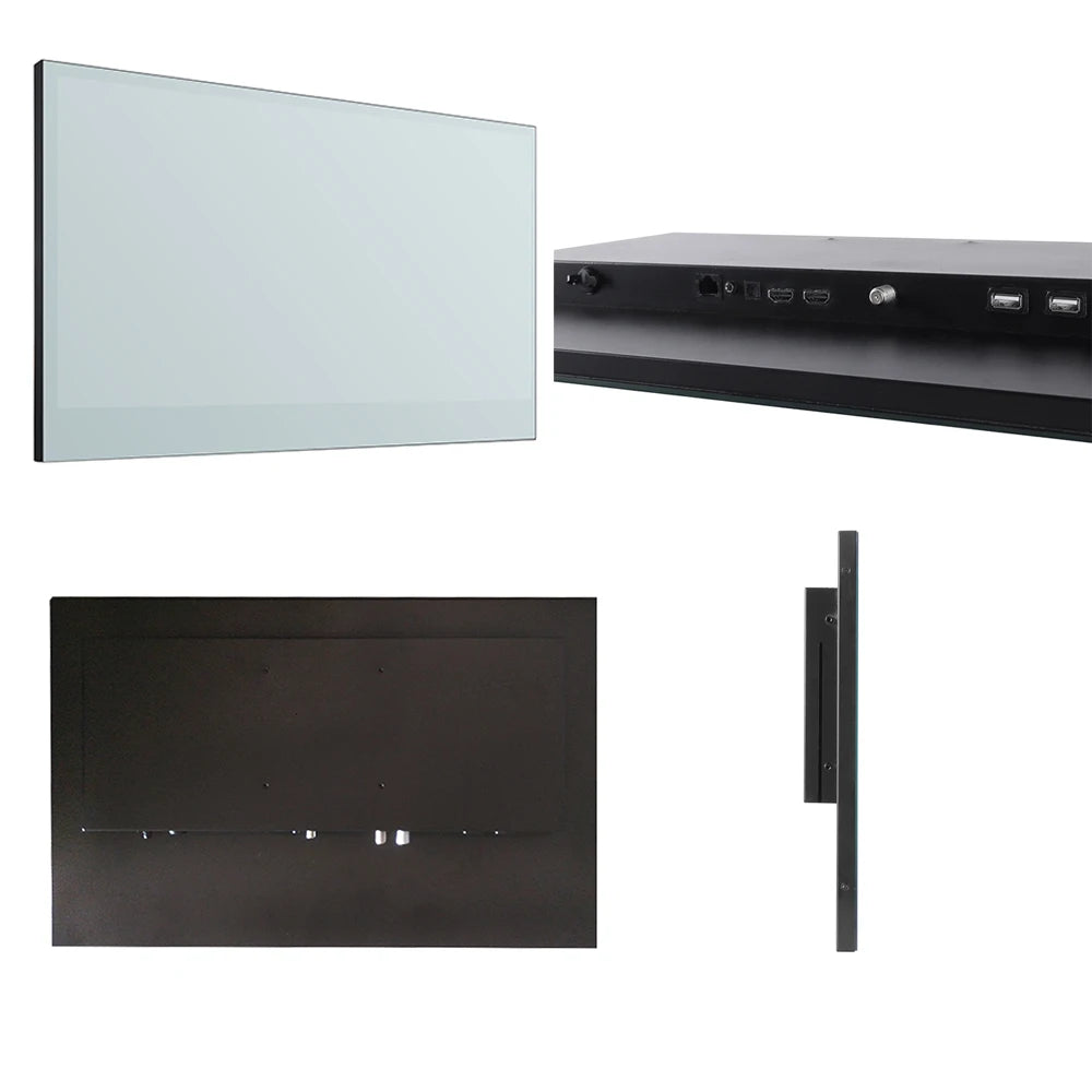Souria 27 pollici Specchio magico TV LED impermeabile per bagno DTV Sintonizzatore WiFi Android TV Hotel Pubblicità SPA Salon US DVB-T T2 C