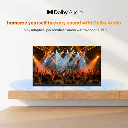 Coocaa Smart TV QLED da 32" – Google Cast integrato, 60Hz, HDR10 e HLG, Dolby Audio, Qyocare 5.0 Anti Luce Blu, senza sfarfallio, 2 porte HDMI e 2 porte USB, luminosità di 200 cd/m²