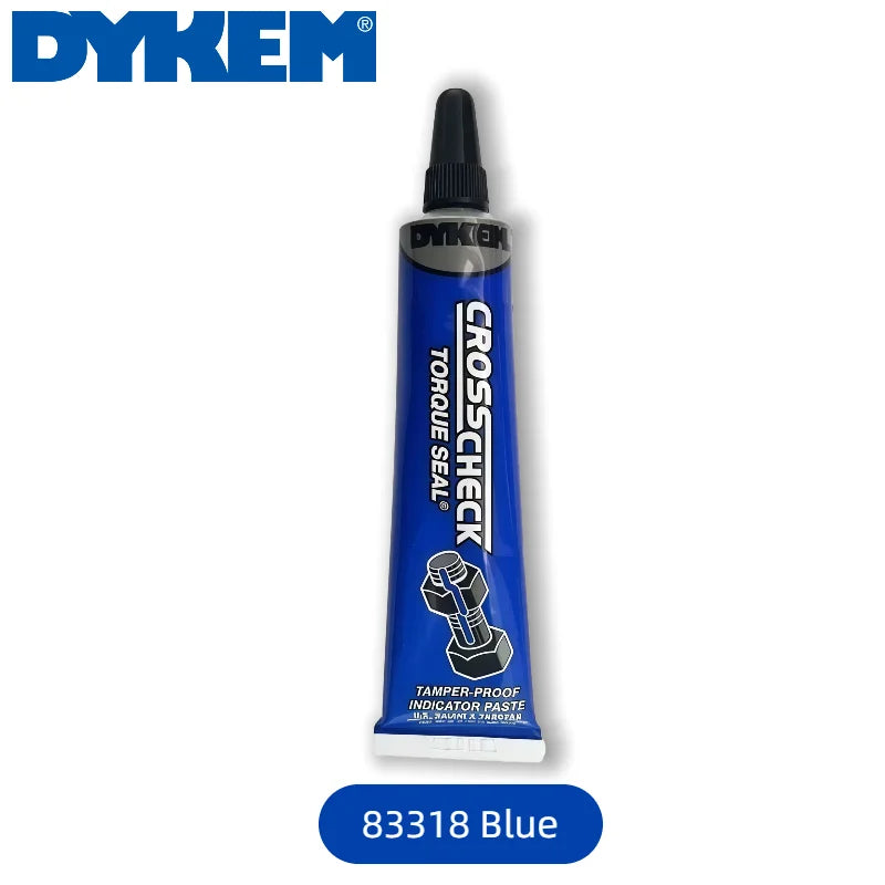 Sigillo di controllo a coppia DYKEM Cross Check 1oz, pasta indicatrice antimanomissione per bulloni e dadi, vernice di marcatura anti-allentamento per elementi di fissaggio