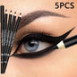 1-20 matite per eyeliner nere impermeabili - Trucco occhi punk liscio, altamente pigmentato, a lunga tenuta, resistente alle sbavature e adatto ai principianti