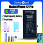 Batteria StellarXcell Ultra per iPhone, Spedita dalla Germania, per iPhone 12 12Pro 12Promax, Batteria ad Alta Capacità, Batteria di Alta Qualità, Sostituzione Batteria iPhone con Strumenti Gratuiti, 0 Cicli, Mostra il 100%