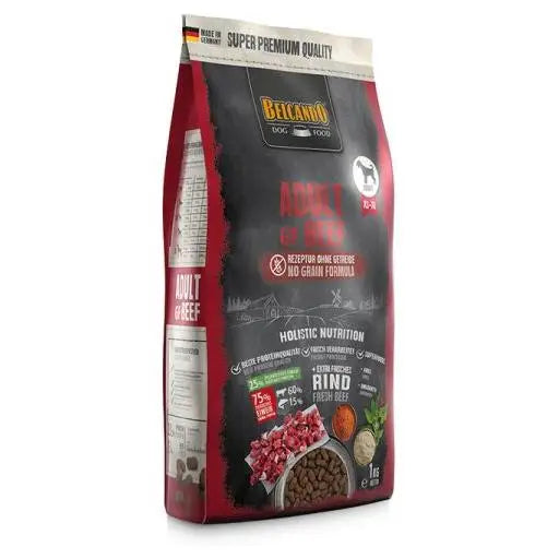 Belcando Cibo Senza Cereali per Cani Adulti con Manzo (Cani, Cibo, Cibo) - 12,5 KG