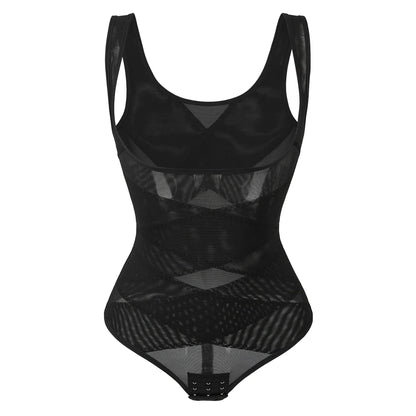 Mesh Shapewear Body per le donne Tummy Control vita Trainer Butt Lifter mutandine dimagrante Body Shaper Open Bust Underwear 2024