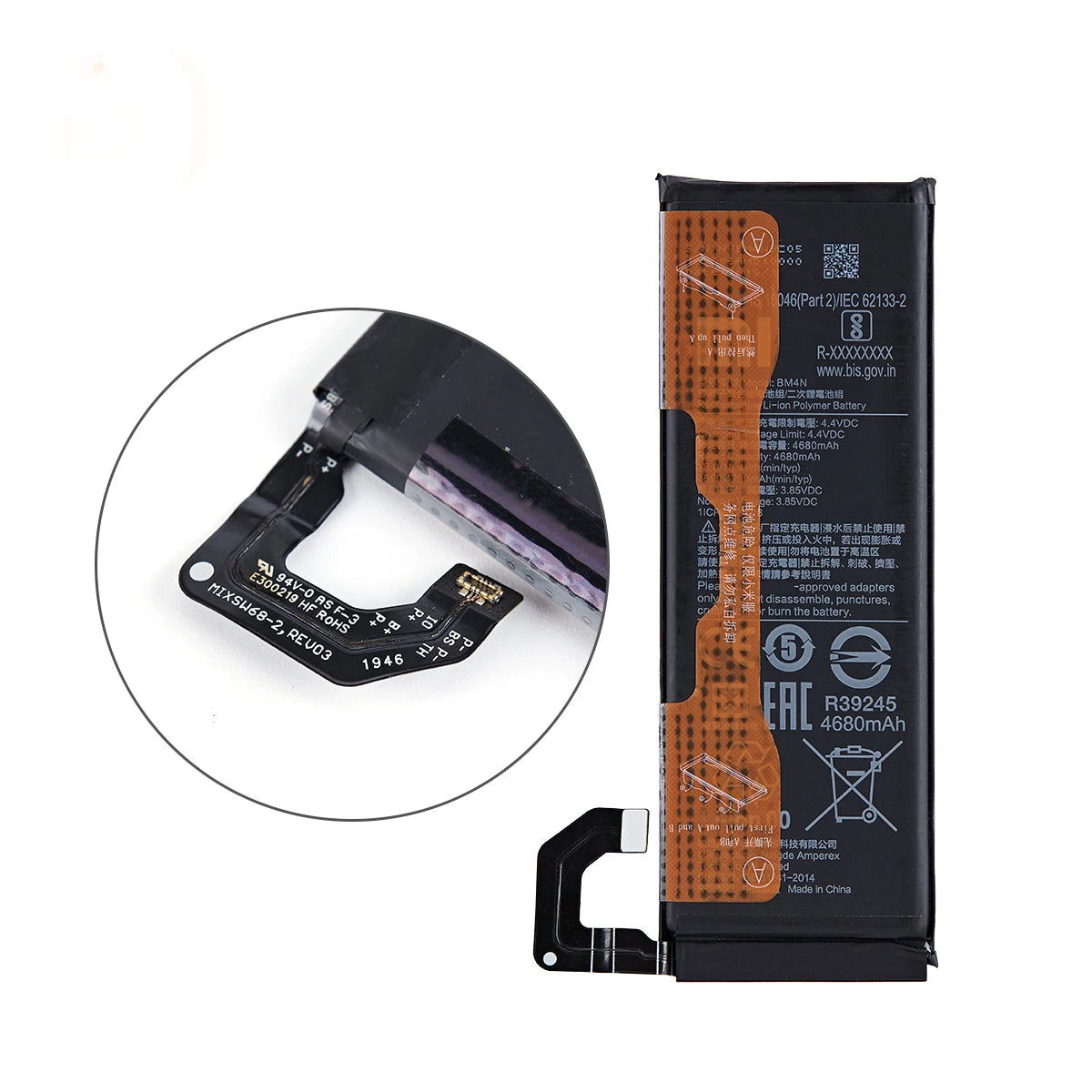 100% batteria originale BM4N 4680mAh per Xiaomi Mi 10 5G BM4N batterie di ricambio per telefono di alta qualità + strumenti