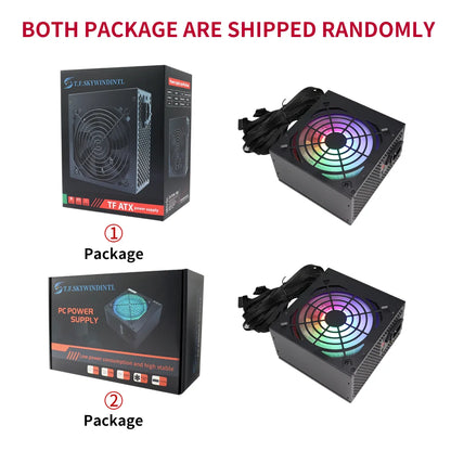 Fonte 500w PSU12V Alimentatori per PC Per Ufficio 500W 24pin ATX Alimentatore per computer PSU 500W Alimentazione per PC Gaming PC Gamer Sorgente Gioco