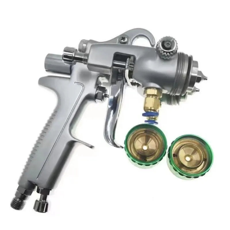 Pistola a spruzzo a doppia testa pistola a spruzzo con placcatura a colori rivestimento a base d'acqua pressurizzato interno pistola di miscelazione esterna Nano adesiva AB