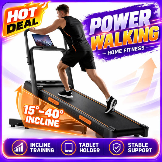CURSOR FITNESS Tapis Roulant Pieghevole, Inclinazione Automatica 15%, Motore Brushless Silenzioso da 3.0HP, Display LED, Macchina Portatile per Corsa e Camminata Domestica