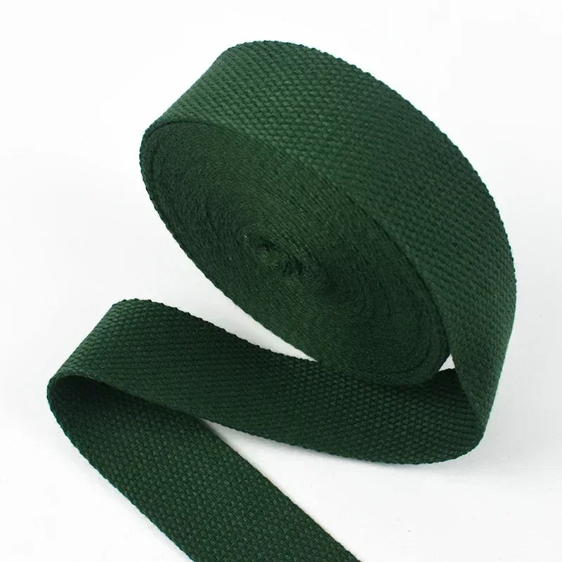 5 Metri 1.3mm 20-50mm Cotone Tessuti Nastro per Borsa Cinghia Zaino Etichetta Nastro Fascia Vestiti Bias Vincolante Accessori Per Cucire FAI DA TE