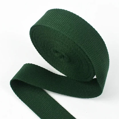 5 Metri 1.3mm 20-50mm Cotone Tessuti Nastro per Borsa Cinghia Zaino Etichetta Nastro Fascia Vestiti Bias Vincolante Accessori Per Cucire FAI DA TE