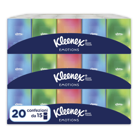 Kleenex Mini Collection, Fazzoletti di Carta, Con Carta Certificata FSC, 300 Pz (15 x 20)