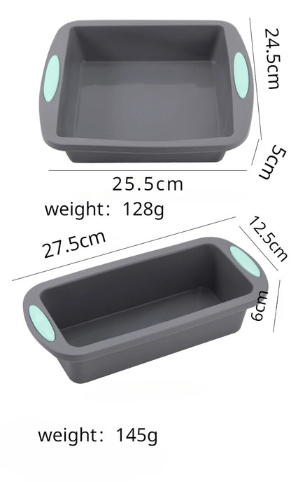 Stampo per muffin in silicone per pane, resistente al calore, teglia da forno, antiaderente, set di teglie per torte, stampo per torta 3D, strumento per pasticceria