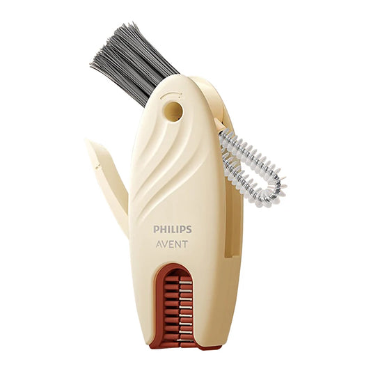 Set di Spazzole Multifunzione 4-in-1 Philips Avent per la Pulizia di Biberon, Tazze, Coperchi e Piccoli Elettrodomestici