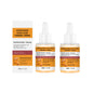 Set per la Cura della Pelle con Spray ed Siero Esfoliante all'Acido Kojico e Curcuma, Esfoliazione Delicata, Migliora il Tono Opaco, Kit Illuminante e Levigante