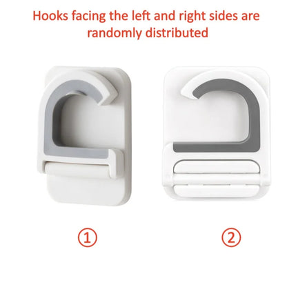Supporto da parete autoadesivo multiuso per scopa e mocio, gancio portaoggetti, appendimocio, portaoggetti per cucina e bagno