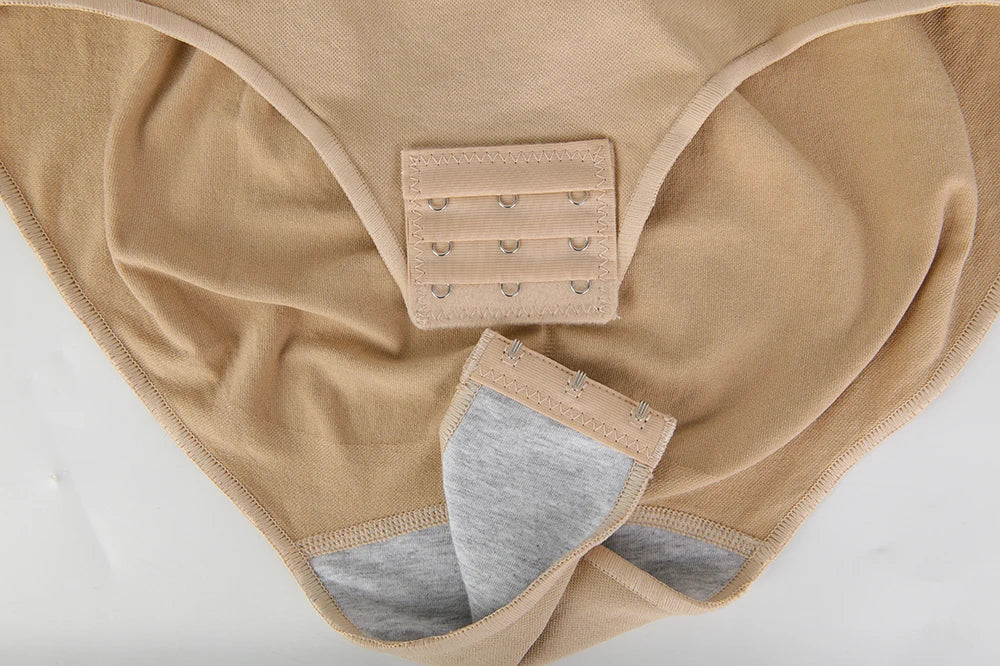 Body modellante da donna con scollo all'americana, controllo addominale, compressione, spalline convertibili, copertura totale, intimo modellante.