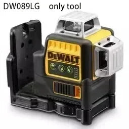 Dewalt DW089LG Livella Laser Verde con Batteria al Litio 12V, 3 Lati 360 Gradi Linee Orizzontali e Verticali Strumento di Misurazione per Esterni