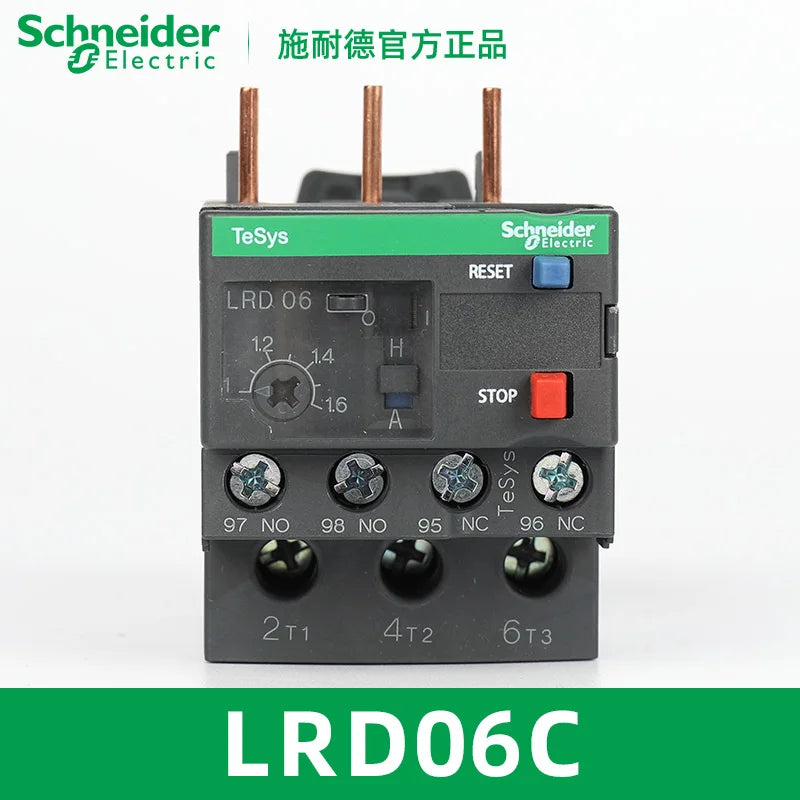 Relè Schneider Electric LRD01/3/5/6/7/8/10/12/14/16/21/22/32C, Relè di Sovraccarico Termico LAD7B106C