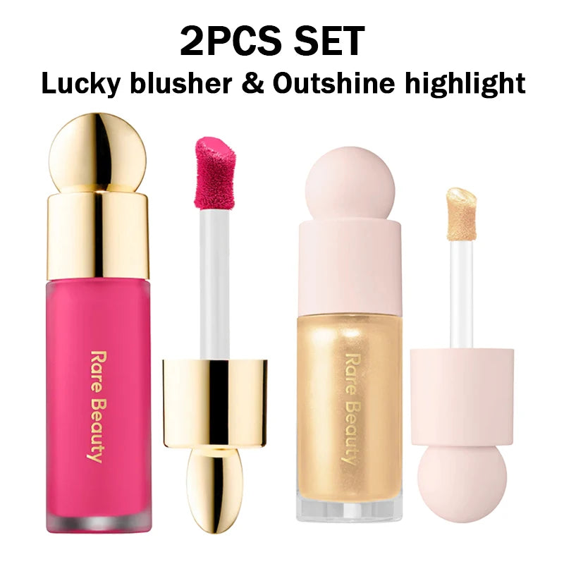 Rare Beauty Face Contour Liquid Bronzer Soft Pinch Liquid Blush Positive Light Luminizer Cosmetici Trucco Worth Joy Blush