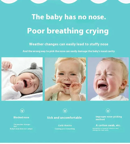 Aspiratore Nasale Elettrico per Bambini in Silicone con Aspirazione Regolabile, Sicuro, Pratico e Silenzioso